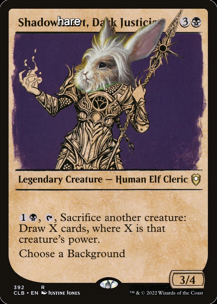 Look, I'm just saying, there's something really silly here..

(Shadowheart + Hare Apparent)