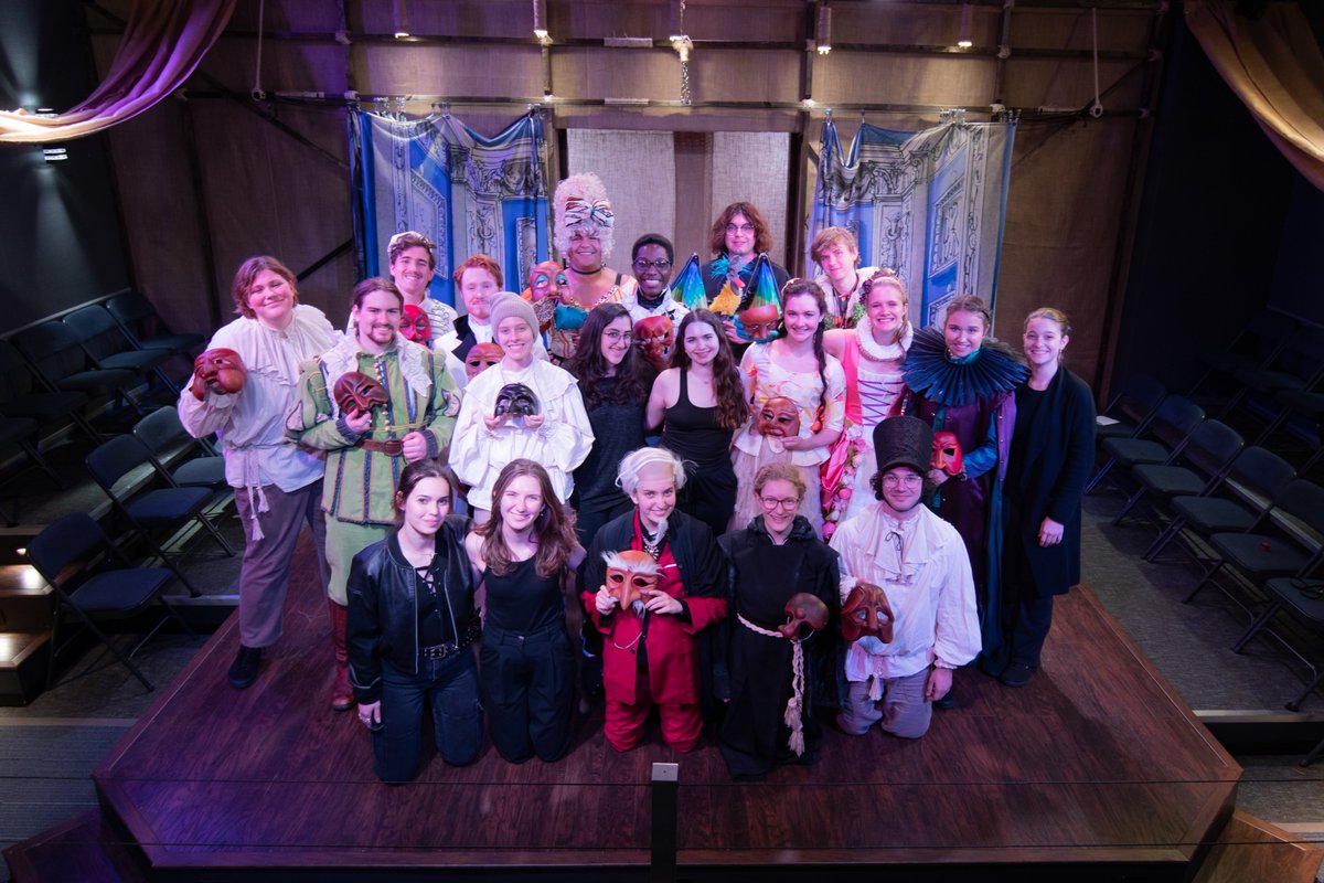 UDDRAMA's tweet image. Congratulations to the cast, crew and staff who made the run of the fall mainstage, The King Stag by Carlo Gozzi such a great success!