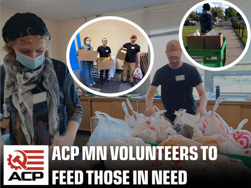 ACP_Minnesota's tweet image. Throughout September and October, ACP MN worked through a local church to pack well over 1000 grocery orders to provide food and childcare items for local families in need.
Power to the people.
