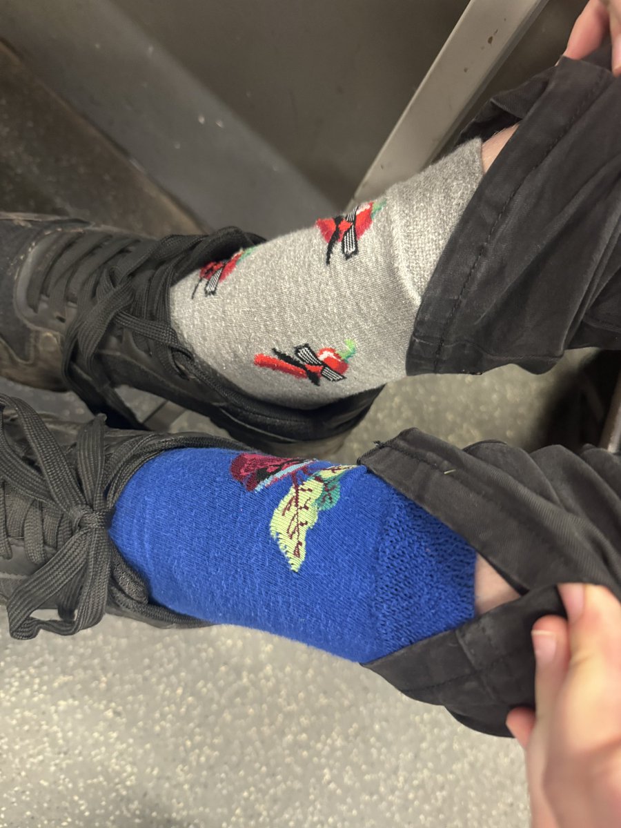 Some amazing socks on display to show our unique personalities <a href="/PerthHighSchool/">Perth High School</a> #ChooseRespect #AntiBullyingWeek