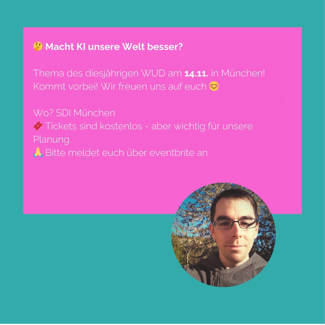 World Usability Day München tweet media