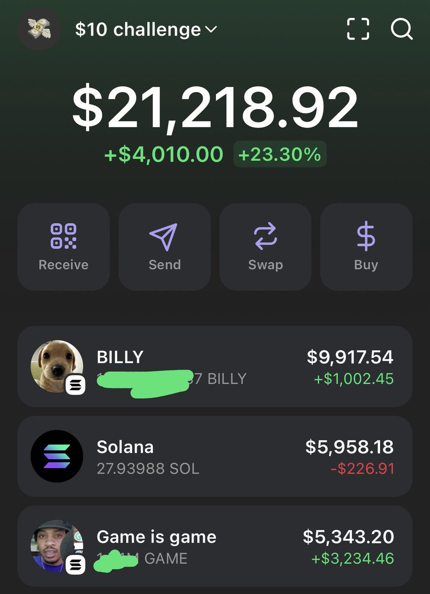 $10 into $21,000 🚶

Game is game 🤷‍♂️

Privates are eating, who needs in?