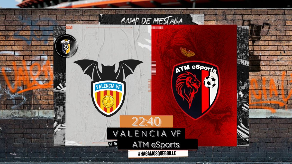 Valencia VF (@valenciavf_1919) on Twitter photo 🦇 ¡Hoy volvemos con más ganas que nunca! 🦇
Ayer no se dio, esta noche jugaremos contra <a href="/ATMeSports24/">ATM eSports</a> . ¡Vamos a por todas! 💪🔥
Amunt! 🧡
#Amunt #Hagamosquebrille 🦇 ¡Hoy volvemos con más ganas que nunca! 🦇
Ayer no se dio, esta noche jugaremos contra <a href="/ATMeSports24/">ATM eSports</a> . ¡Vamos a por todas! 💪🔥
Amunt! 🧡
#Amunt #Hagamosquebrille