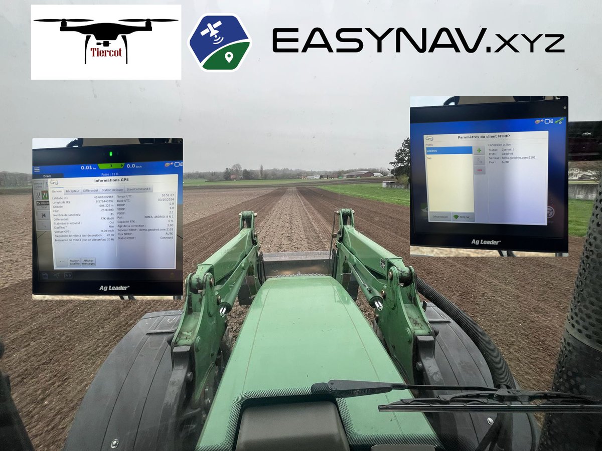easynav_xyz's tweet image. Happy easynav-rtk users are what matter most! 
With access to @GEODNET_ , the world’s largest #RTK network, Swiss farmers are using RTK data daily -and loving it. 
Try it yourself with a trial subscription and see the difference! 🌍🚜
easynav.xyz/easynav-rtk/…