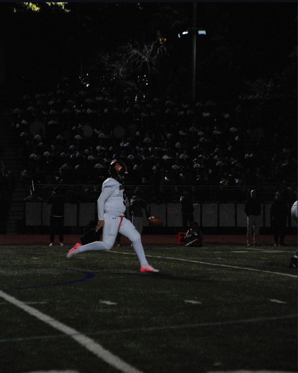 I am extremely blessed to have received 2nd team all patriot district punter. I would like to thank my teammates and coaches for pushing me towards greatness. Onto the playoffs.