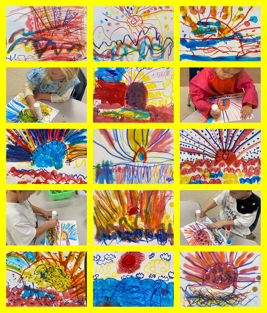 Mrs. G's BBP Artists (@mrs_bbp) on Twitter photo Pre-K artists created their first landscapes inspired by Roy Lichtenstein! They explored making images with lines and shapes combining markers, crayons, and paint dabbers. <a href="/BBPSylvan/">@BBPSylvan</a> <a href="/BPESchool/">Blue Point Elementary School</a> <a href="/AcademyBBP/">Academy Street Elementary School</a> <a href="/BBPArtandMusic/">@BBPArtandMusic</a> <a href="/BBPSchools/">Bayport-Blue Point</a> <a href="/BBPSEABBS/">SEA-BBS Community</a> Pre-K artists created their first landscapes inspired by Roy Lichtenstein! They explored making images with lines and shapes combining markers, crayons, and paint dabbers. <a href="/BBPSylvan/">@BBPSylvan</a> <a href="/BPESchool/">Blue Point Elementary School</a> <a href="/AcademyBBP/">Academy Street Elementary School</a> <a href="/BBPArtandMusic/">@BBPArtandMusic</a> <a href="/BBPSchools/">Bayport-Blue Point</a> <a href="/BBPSEABBS/">SEA-BBS Community</a>