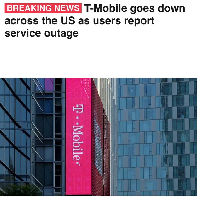 T-Mobile服务瘫痪 灾情遍及全美