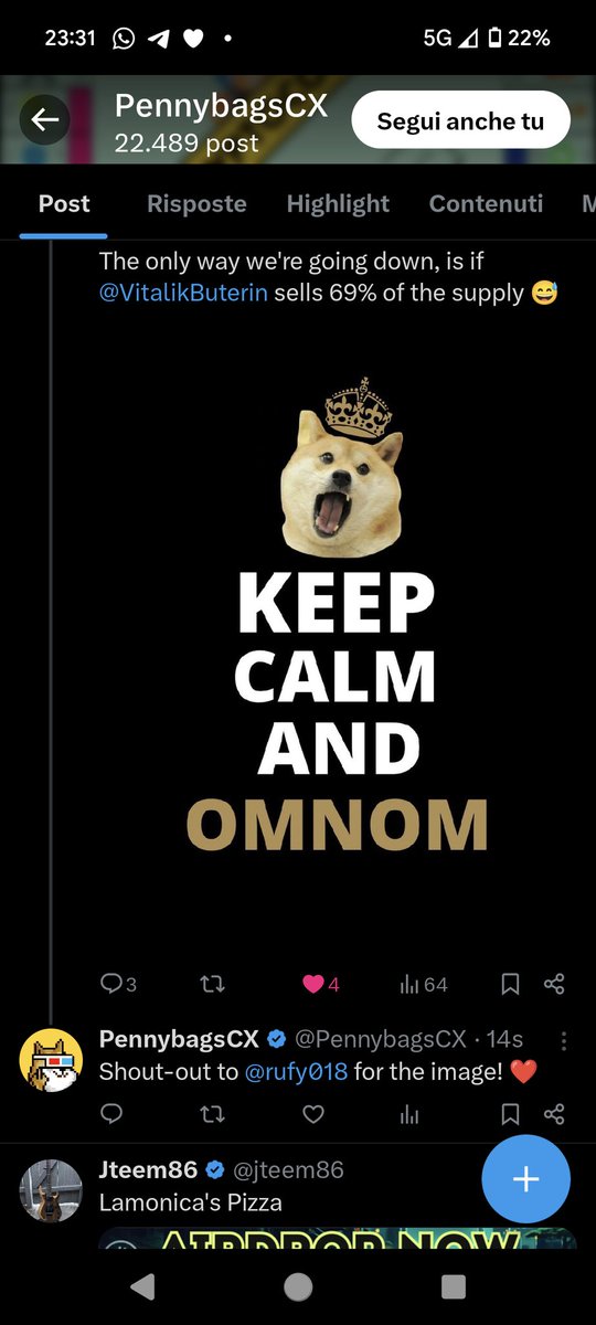 I am wondering all the people that have just started talking about $omnom, where they were months ago?

I don't care, I am joking 😃 
Welcome to the next programmed billion meme coin.
You are all welcome!

Repeat after me