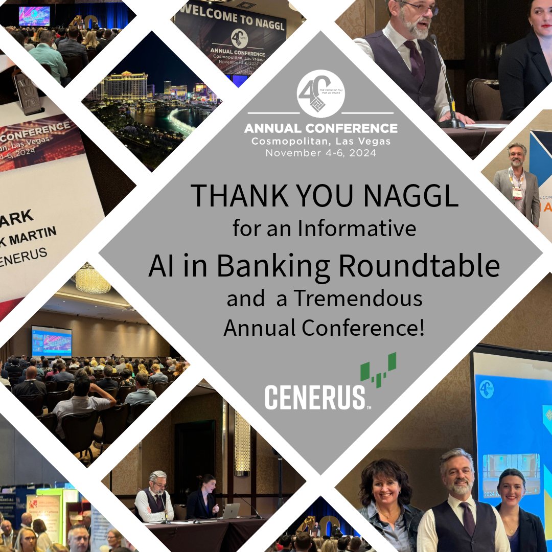 Thank you <a href="/naggl7a/">Naggl7a</a> for the warm welcome, engaging conversations and an impressive 2024 conference. The #AIinBanking session was a true highlight thanks to <a href="/parlayfinance/">Parlay.Finance</a>'s Alex McLeod and Kendra Vincenty joining our CEO, Sam Rosenfeld. Looking forward to next year! #NAGGL2024