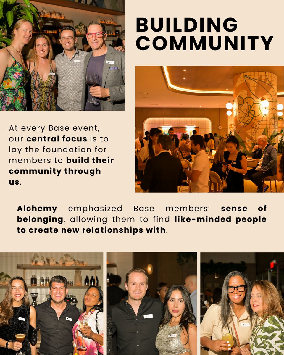 On Nov 2, Base held its annual Alchemy event at the new B100m venue in Miami. Our largest gathering yet, Alchemy celebrated what Base does best: building community and connection.

As 2024 closes, we reflect on an unforgettable year—and look ahead to more in 2025. 
#membership
