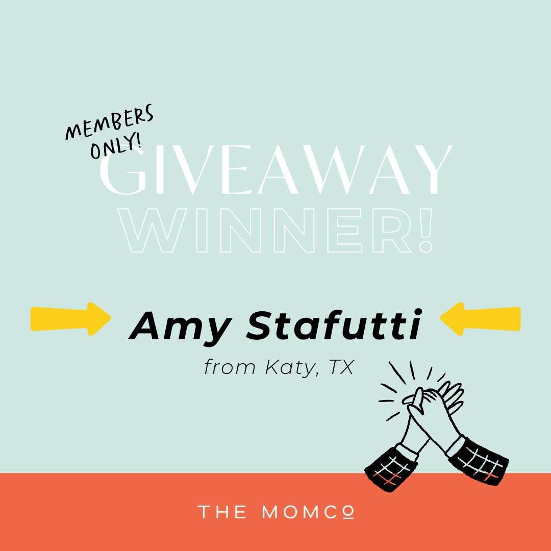 momcobymops's tweet photo. CONGRATS to our October giveaway winner, Amy Stafutti! Want in on November's giveaway? Login to your refreshed membership dashboard to check out November's features! https://t.co/r6o1gxEinJ https://t.co/eCJaxHJi2a