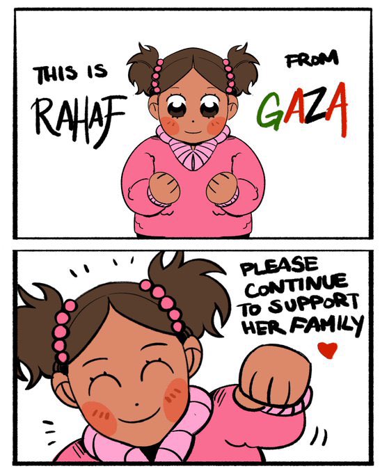 She is my niece Rahaf, her smile never leaves my memory, I am confused and don’t know what to do when I see her scared and she asks me when all this will end, I don’t have an answer. I am still trying to collect the amount to get us out of, and we to close
gofund.me/db117389
