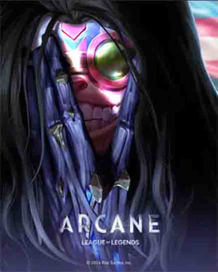 LOL_ENGRAcADA's tweet photo. A mudança de gênero é inevitável. 

A história de Michelly começa no Ato II de #Arcane, disponível no dia 16 de novembro somente na @netflixbrasil. https://t.co/hZpbmj2bLq