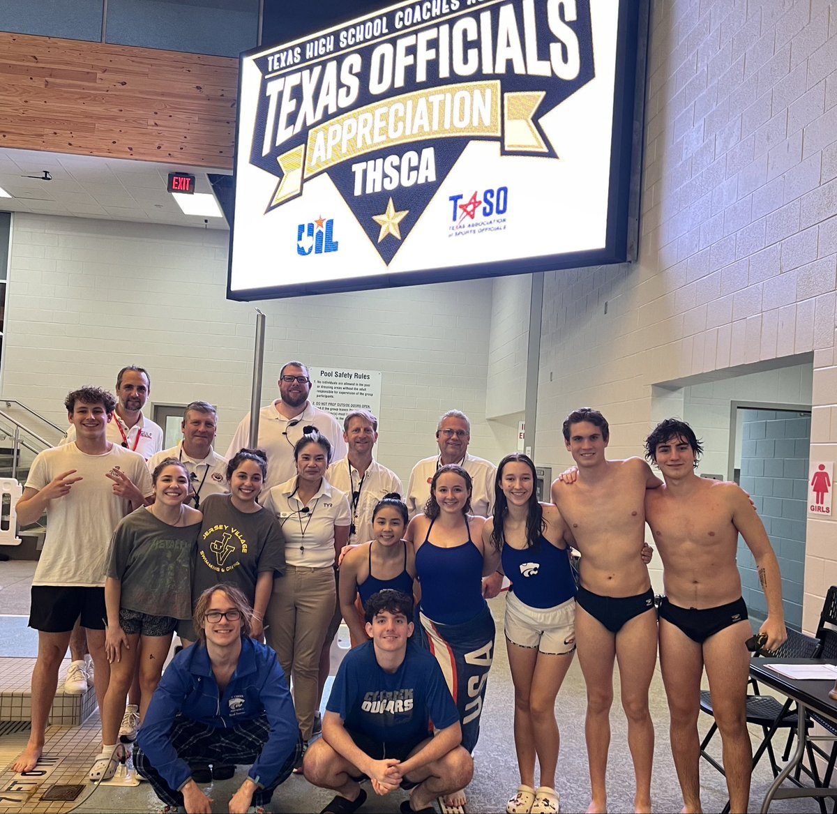 Cy Creek Aquatics (@cycreekaquatic) on Twitter photo We 💙 our swim officials!
<a href="/CFISDAquatics/">CFISD Aquatics</a> <a href="/CFISDAthletics/">CFISDAthletics</a> <a href="/CyCreekAthletic/">Cy Creek Athletics</a> <a href="/CyCreekBooster/">CyCreekBooster</a> <a href="/THSCAcoaches/">THSCA</a> We 💙 our swim officials!
<a href="/CFISDAquatics/">CFISD Aquatics</a> <a href="/CFISDAthletics/">CFISDAthletics</a> <a href="/CyCreekAthletic/">Cy Creek Athletics</a> <a href="/CyCreekBooster/">CyCreekBooster</a> <a href="/THSCAcoaches/">THSCA</a>