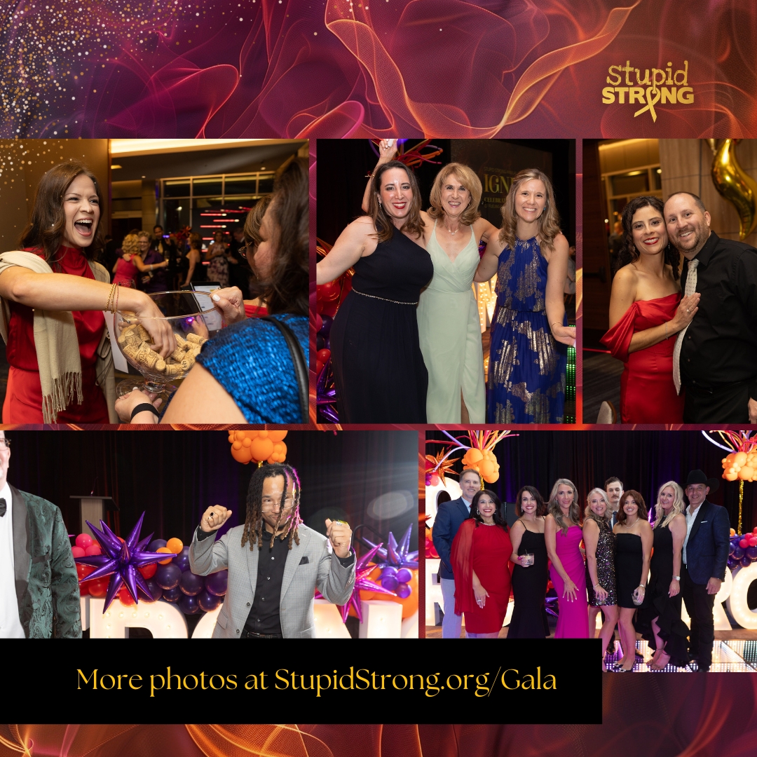 To our gala attendees, supporters, volunteers, sponsors, and everyone who made Saturday night possible... We can't thank you enough! Our hearts are full! We had a BLAST with everyone as we celebrated ten years of advancing gastric cancer initiatives. 💖🎇 Stupidstrong.org/gala