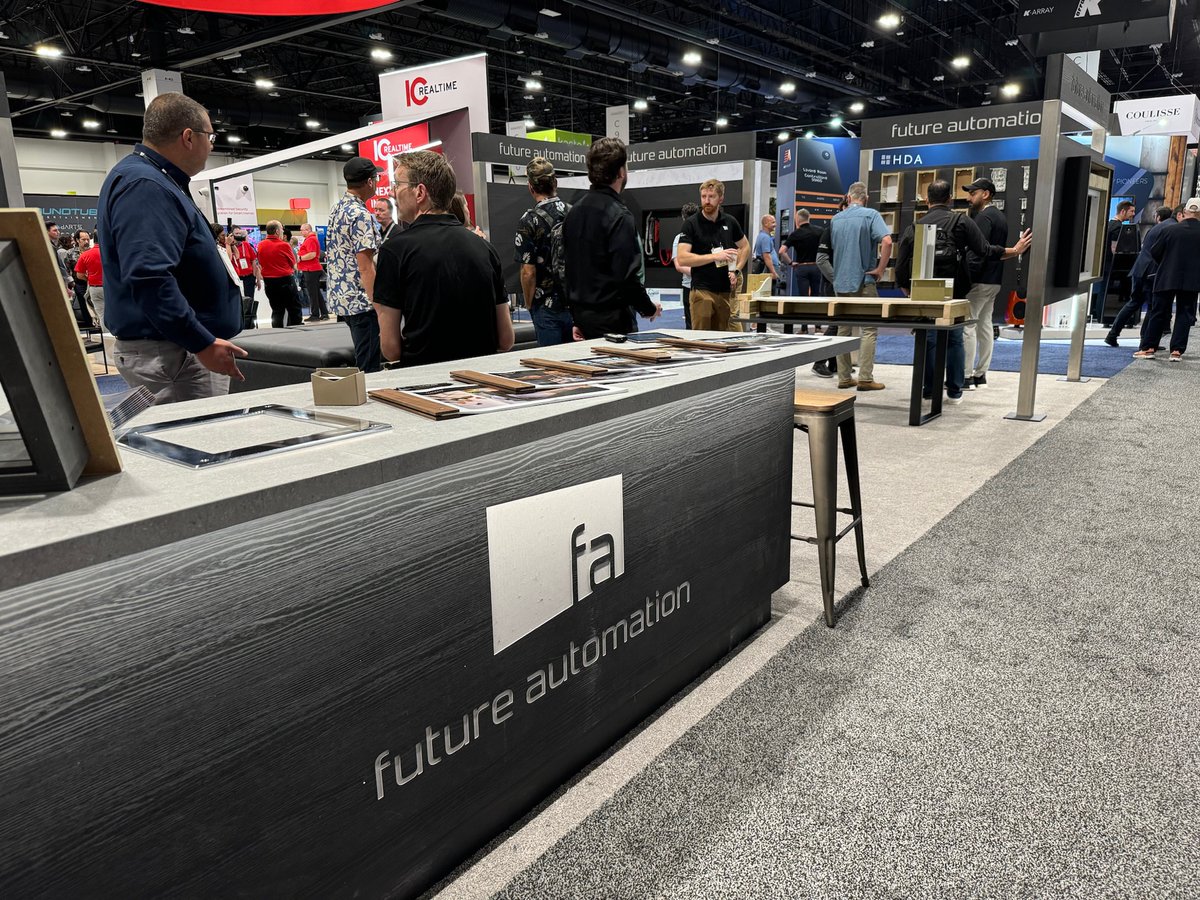 Elegance + practicality united at the <a href="/AutomatedTV/">Future Automation</a> booth at #CIX24! 

Future Automation's Hinge Up mechanism allows for discreet TV storage in corporate and residential settings. 

Find more details here ➡️ expo.commercialintegrator.com/show-news/comm…

#AVtweeps
