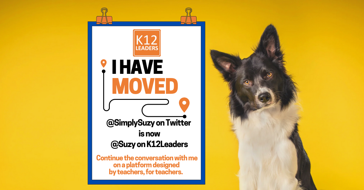 Continue the #EducationConversation with me on K12Leaders.com, where we can focus on what is most important: Our #Students! 

@K12_Leaders values the voices of #educators and promotes #Leadership in all roles.  Come see what all the excitement is about! 🧡🧡🧡
