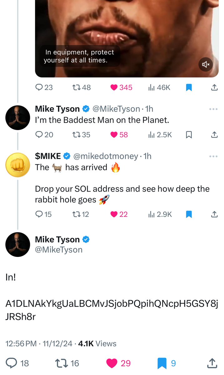 $MIKE tweet media