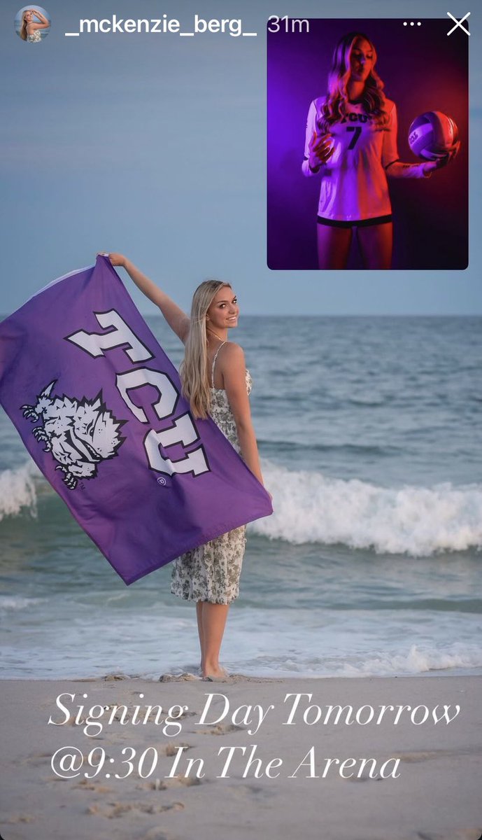 Congrats Kenzie! 💜🏐