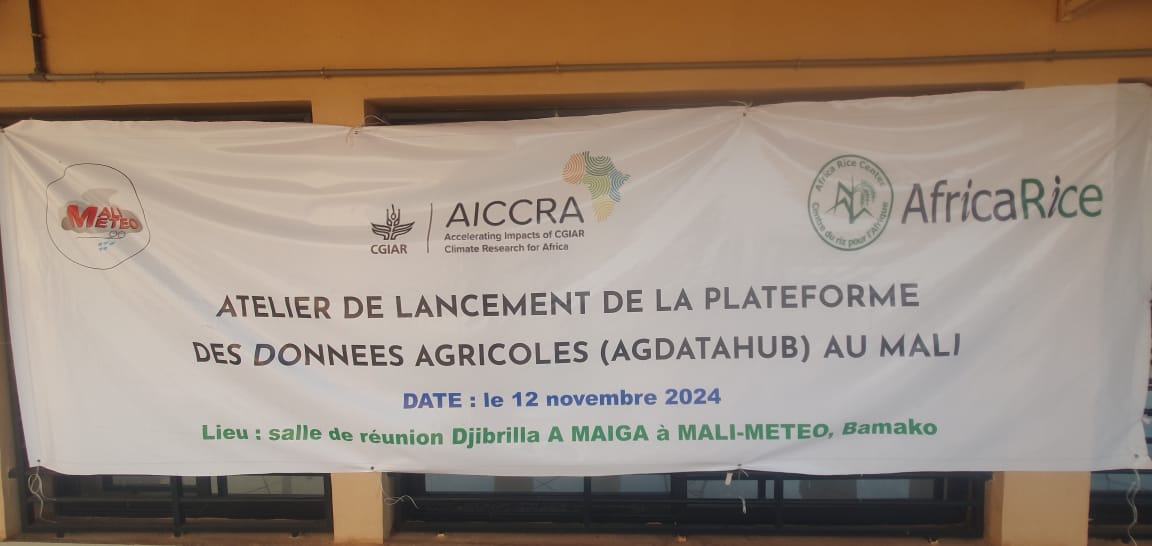 🌾📊 Aujourd'hui, lancement de la plateforme #AgDataHub au Mali 🇲🇱 ! Ce hub numérique centralise les données agricoles et climatiques pour aider les agriculteurs à prendre des décisions éclairées. Une avancée majeure pour l'agriculture malienne! 

#Agriculture
#Climat
#innovation