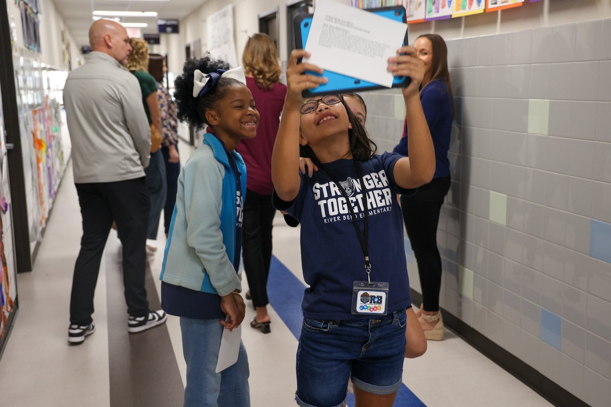 Trustees visited classrooms, collaborative teacher planning and music class as a part of their tour. River Bend's Social Media Rangers followed along to capture photos and videos for their student-run Instagram account. #CSISDBoard
