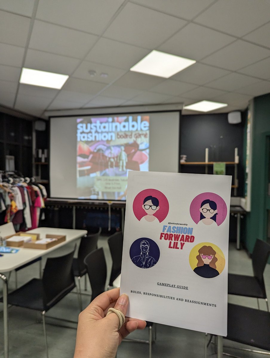 AshrikaS's tweet photo. As a part of his PhD, @samip_dhungel has designed a fun board game to understand sustainable consumption behavior for fashion. Had such an interesting time playing the game, at the Eco-hub, University of Glasgow today! #LilyInGlasgow #ecohub https://t.co/t5ES0uFA0I
