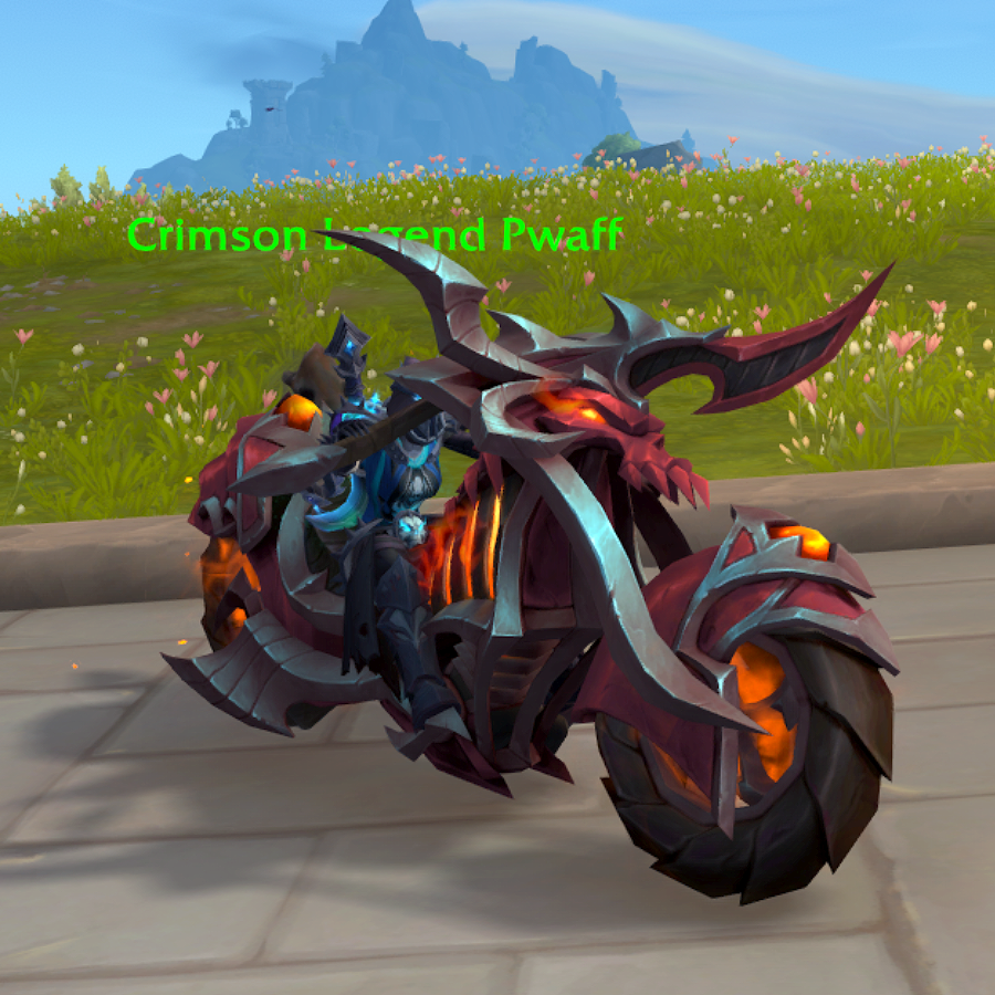 Partywafflesx's tweet photo. 🔥 GIVEAWAY TIME 🔥

Want to ride the Hateforged Blazecycle in World Of Warcraft? 🔥🏍️ I'm giving one away to a lucky follower!

Here's how to enter:

1️⃣ Follow me @partywafflesx
2️⃣ Like &amp; Retweet this post
3️⃣ Drop your dream WoW mount in the comments! https://t.co/o2Eor3hevM