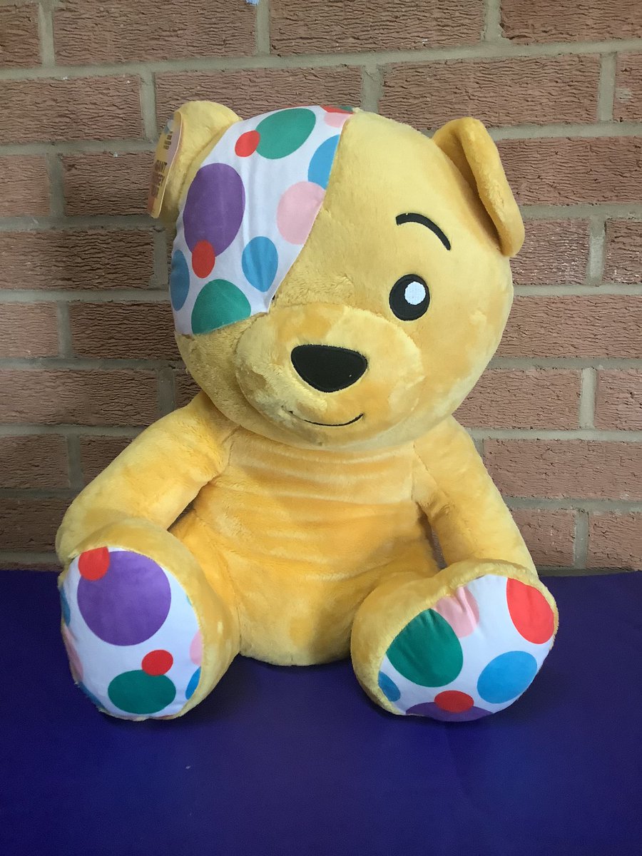 It’s not too late…. a £1 donation to Children in Need for the chance to take home this cute bear.