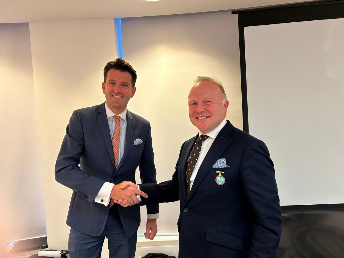 Proud to have done my bit as Chair, but please to hand over to Julian who will be a superb successor.
