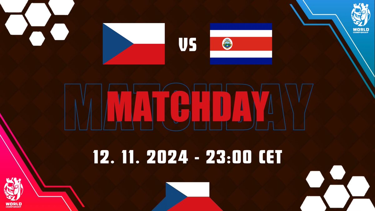 Team Czech Republic CR (@teamcze_cr) on Twitter photo ๐ <a href="/CR_Supremacy/">Supremacy League</a> World Championship
โ๏ธ <a href="/Sel_Costa_Rica/">Team Costa Rica</a> ๐จ๐ท
โซ๏ธ Group Stage - 9th round
๐ 23:00 CET ๐ <a href="/CR_Supremacy/">Supremacy League</a> World Championship
โ๏ธ <a href="/Sel_Costa_Rica/">Team Costa Rica</a> ๐จ๐ท
โซ๏ธ Group Stage - 9th round
๐ 23:00 CET