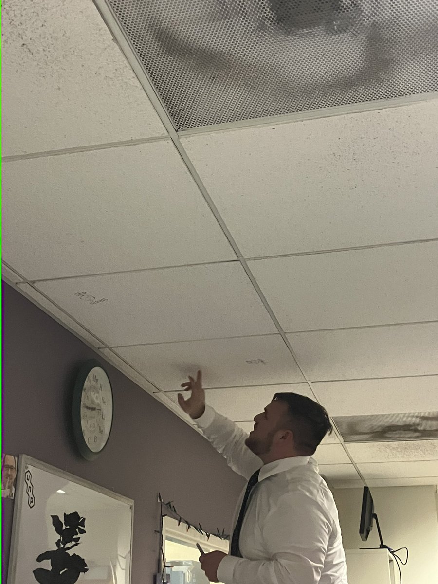 Ceiling signing!