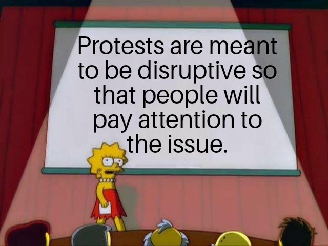 To those people complaining that the hīkoi is causing traffic delays: