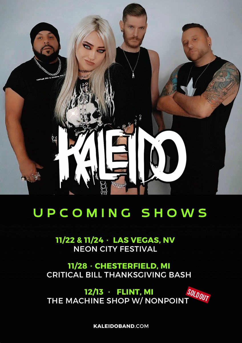 Upcoming shows! LFG!⚡️👊💥