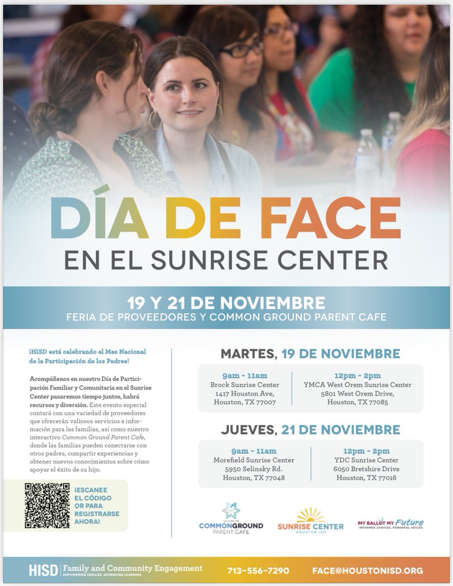 HISDFamilies's tweet photo. Celebrate National Parent Involvement
Month with us! Join us for FACE Day and enjoy this list we’ve put together of fun and meaningful activities for families to enjoy at home! Click here to register: https://t.co/YnApS0wwjy
#HISDFACEday #HISDNPIM https://t.co/YKnMMumHxM