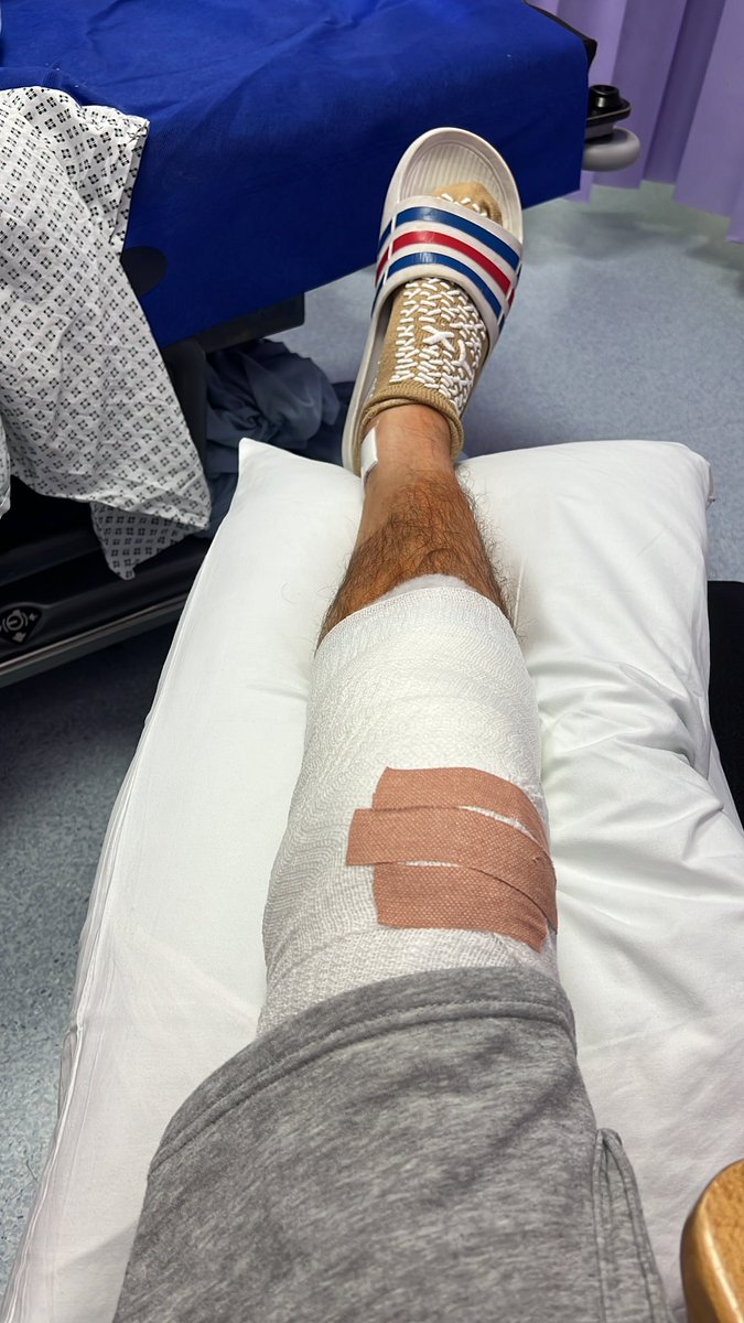 That’s it! Operation completed! 6 weeks out of work due to a small complication! But after that roll on pre season 2025