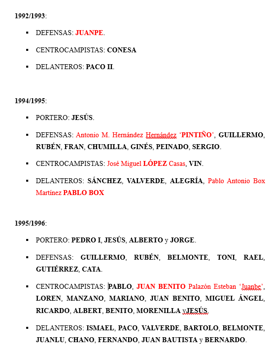 GoldelMurcia's tweet photo. Haz tu magia X
Nos faltan estos nombres completos del Real Murcia B noventero https://t.co/8yGb4piBB2