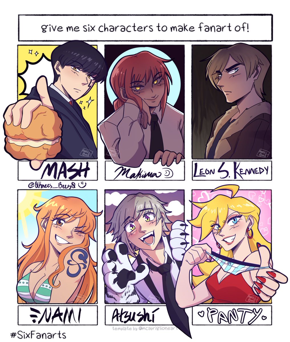 I finally finished this😭
This is based on requests from my insta 
#SixFanarts