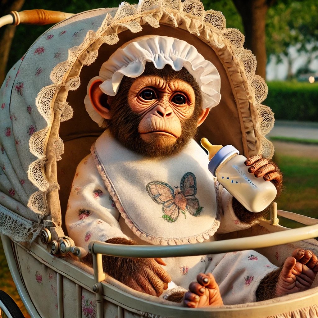 GRI_Kathy's tweet photo. I’m telling you right now, if I find a monkey I’m keeping it!  Imma dress it like a baby and dare someone to criticize my child!   I will be her emotional support human! #teammonkeys #escapedmonkeys https://t.co/tXVbHm8RHb