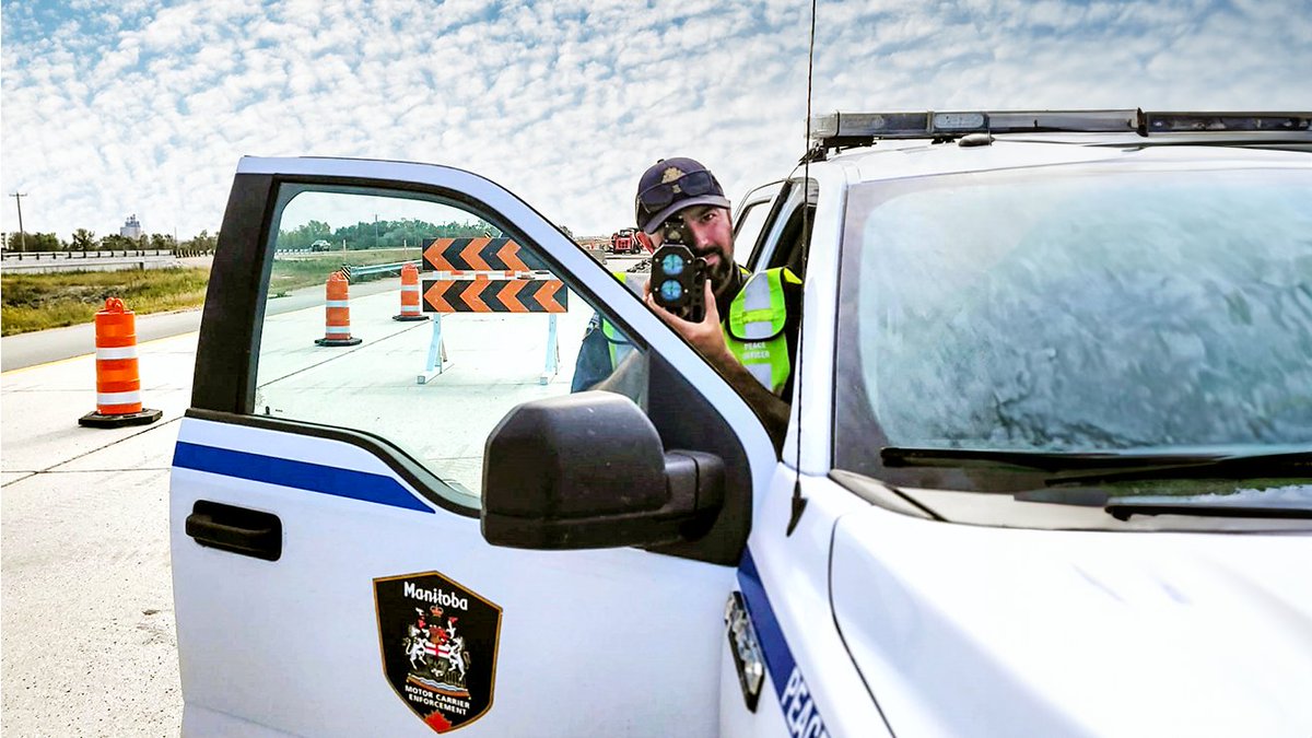 Motor Carrier Enforcement Officers are on our roads 365 days a year to make our highways safer for all Manitobans. When you see an officer, do your part to KEEP THEM SAFE by slowing down when passing and moving over to the far lane on highways with two or more lanes in the same