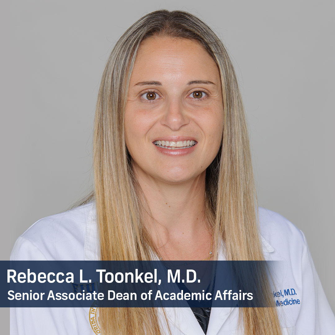 FIUMedicine's tweet image. We’re excited to announce that Dr. Rebecca Toonkel has been named Senior Associate Dean of Academic Affairs at the Wertheim College of Medicine! 👏🌟  
🔗 Read more: go.fiu.edu/admin
#FIUMed #MedEd #Faculty