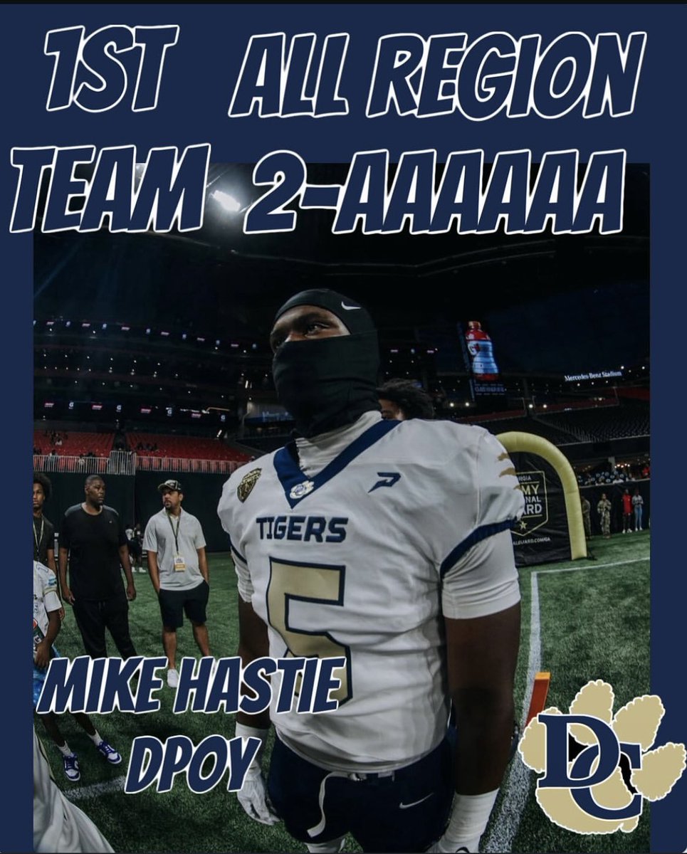 _mikehastie's tweet photo. Blessed &amp; Unsatisfied 💯
6A Defensive Player Of The Year!
@CoachJTW @RecruitGeorgia https://t.co/5hrYhk2DbN