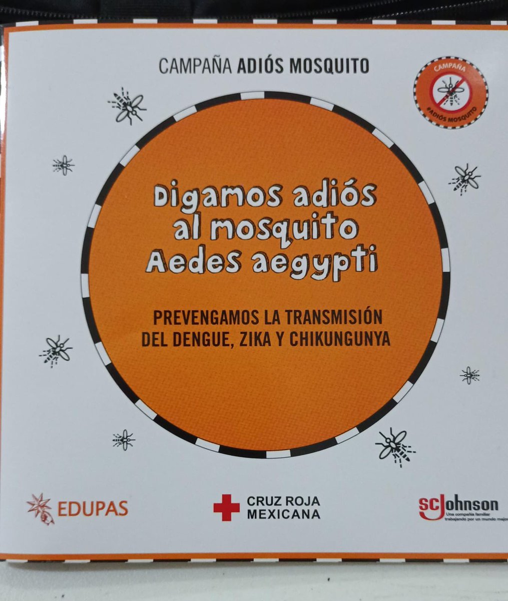 CruzRoja_MX's tweet photo. 🦟✨¡Hola, Quintana Roo! 

Nos estamos capacitando para ir a las comunidades más vulnerables del estado a implementar la campaña de #AdiosMosquito en alianza con SC Johnson, A Family Company. 

Queremos contribuir a la prevención de la transmisión del dengue, zika y chikungunya. https://t.co/7onOYLEEUP