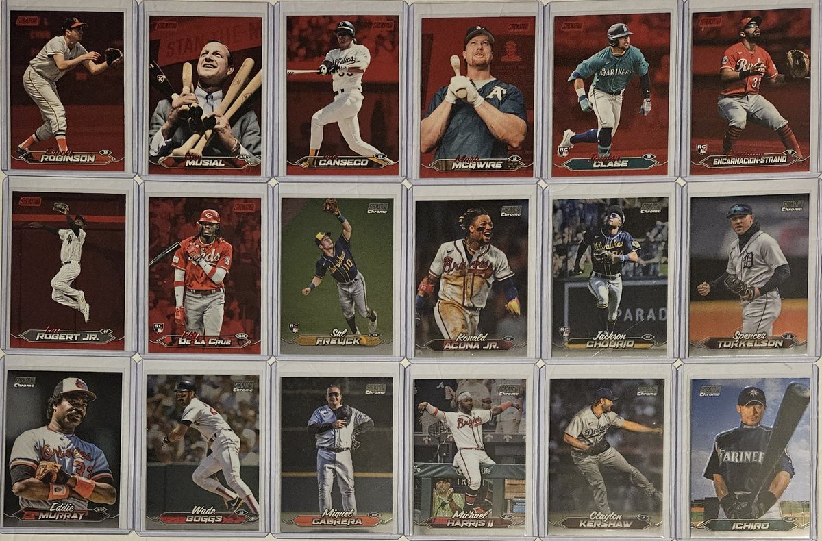 3bangerbreaks's tweet photo. #Hits from the 2024 #Topps #Stadium #Club #PYT + #Random #Team #Mixer #Box #Break
#TBBCrew #MLB #TBBCrewElite #HunterGoodman #JayBuhner #GraeKessinger #BrysonStott #Autographs #MikeTrout #WillieMays #PaulSkenes #JacksonHolliday #JacksonChourio #JulioRodriguez #EllyDeLaCruz #WyattLangford #DerekJeter #KenGriffeyJr #RonaldAcunaJr #YoshinobuYamamoto #tradingcards #thehobby