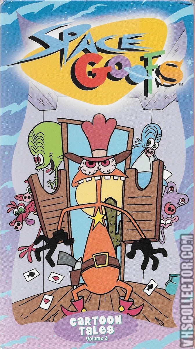 GoofsArchive's tweet photo. Space Goofs VHS Tapes Volumes 1-3 (United States)
—
- “Alien Antics” (1998) Volume 1
- “Cartoon Tales” (1998) Volume 2
- “Animal crack-ups” (1998) Volume 3 https://t.co/yUkU0b0mEe