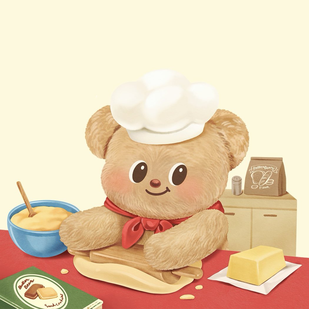 新品　Butter　bear　バターベア Amazon | Funism バターベア Butter bear アドーラブル インフル