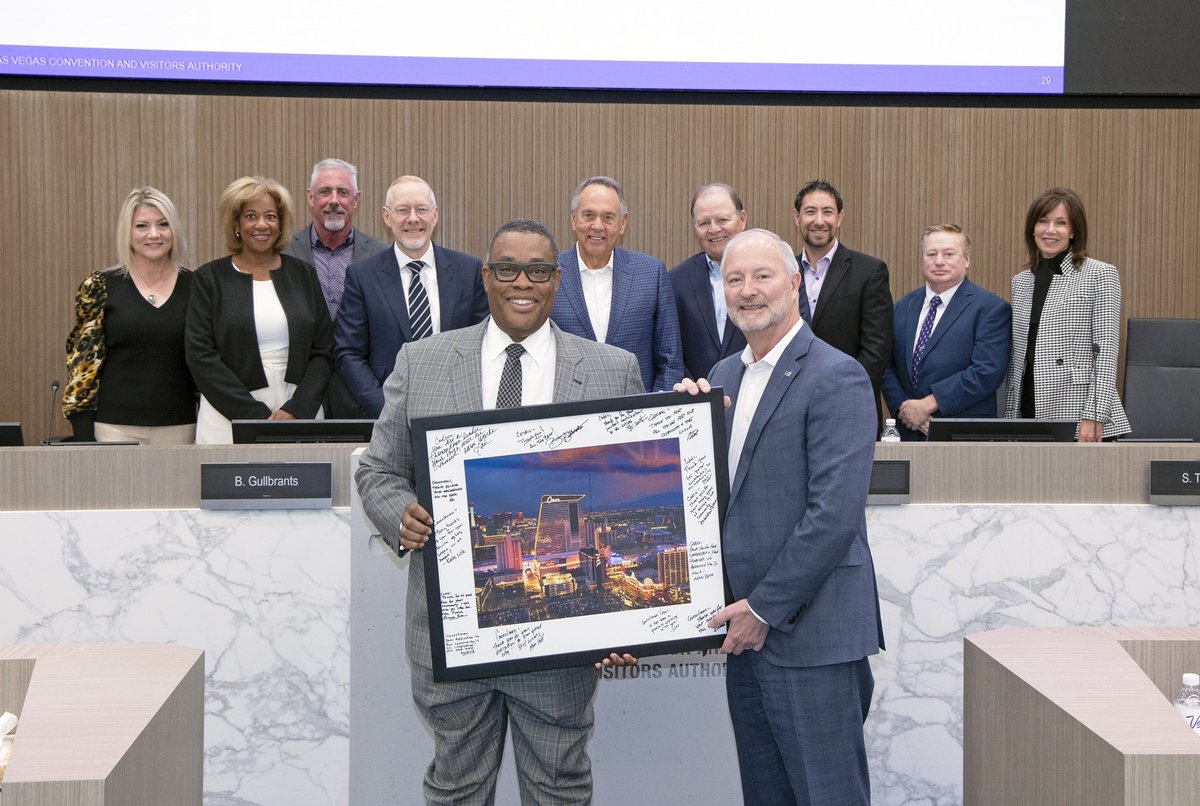 Today was my last meeting serving on the Board of the Las Vegas Convention &amp; Visitors Authority. 

Promoting the greatest Tourism and Convention Destination in the World has been amazing.  
Vegas Baby!

I ❤️ Vegas