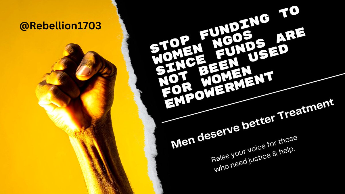 REBELLION_SIFF's tweet photo. #WomenEmpowerment movement is getting worse day by day!!!
#realDonaldTrump #GOI #NaMo #CJISanjivKhanna #ArjunMeghwal #Justice4Men #SupremeCourtOfIndia #HighCourt #LowerCourts #FamilyCourts #DistrictCourts #SessionCourts  #DowryHarassment #Maintenance #Alimony #POCSO #POSH #Rape https://t.co/A6K6OKPArT