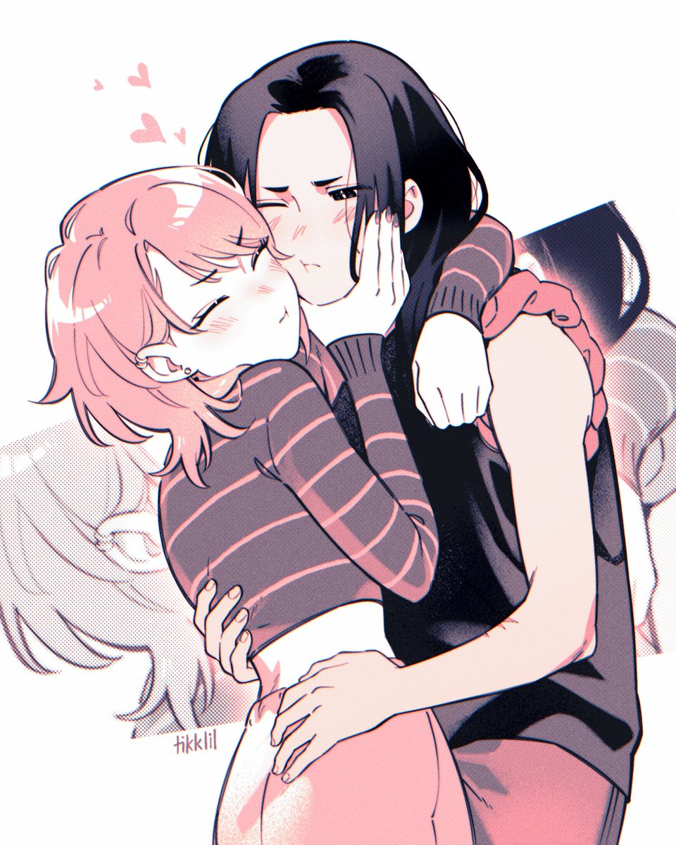 tikklil's tweet photo. Now that Drifting Into Summer has been out for a week, I can officially induct myself into the pink and black yuri club.
Come get your grumpy x sunshine swim team girls ✨💖
#driftingintosummer https://t.co/HP7lJrp1F9