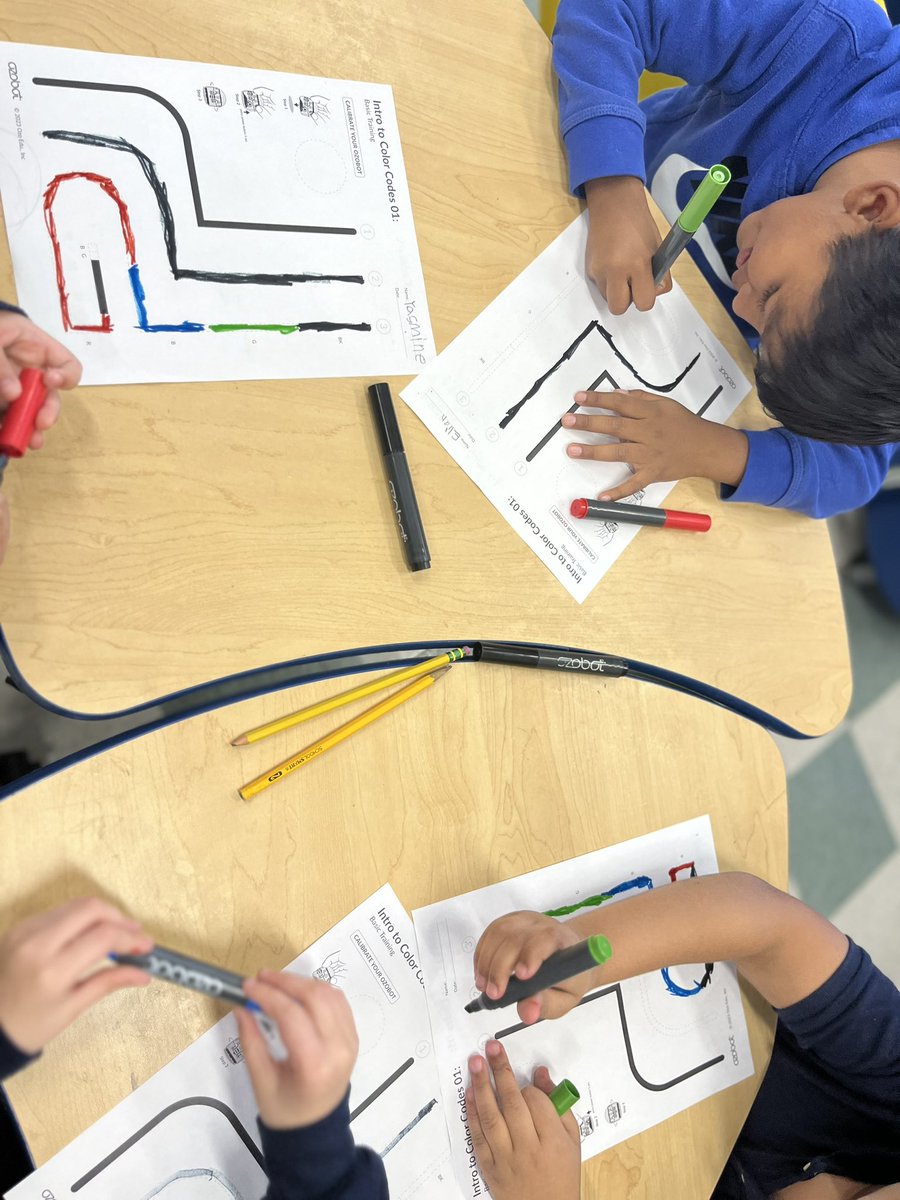 MsPepeLibrarian's tweet photo. 1st grade @s4_belleville we’re so excited to begin their @Ozobot unit! @school4_dc @missmacbps #STEMEducation #makerchallenge #librarymedia https://t.co/ZySq2waZtm