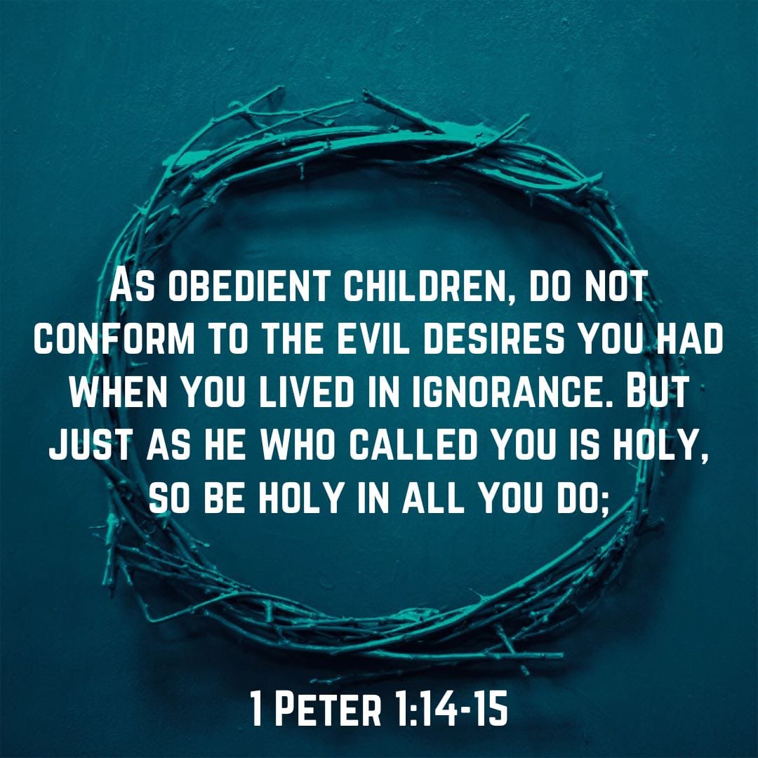 Home_ChurchFA's tweet photo. Called to Holiness (Tuesday)
🌷 "Do not conform to the evil desires you had when you lived in ignorance..." – 1 Peter 1:14-25 🌷
Live a life set apart for God. ✨
Join us Sunday for Bible Study at 10 AM &amp; Worship at 11 AM!
 #1Peter1 #CalledToHoliness #BayouHomeChurch #BeALight https://t.co/dJfwY7f1kn